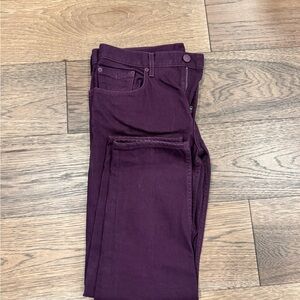 Burberry Men’s Purple Skinny Jeans